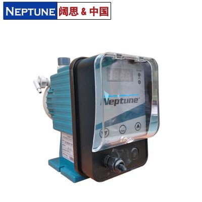 流量：1-20L/H 壓力3-7Bar PP材質(zhì)泵頭，PTFE材質(zhì)隔膜，脈沖計(jì)量泵設(shè)計(jì) 手動(dòng)自動(dòng)一體調(diào)節(jié) 內(nèi)置計(jì)量周期和計(jì)數(shù)器功能