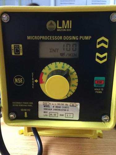 米頓羅耐酸堿電磁隔膜計量泵B126-398TI LMI水處理定量加藥計量泵